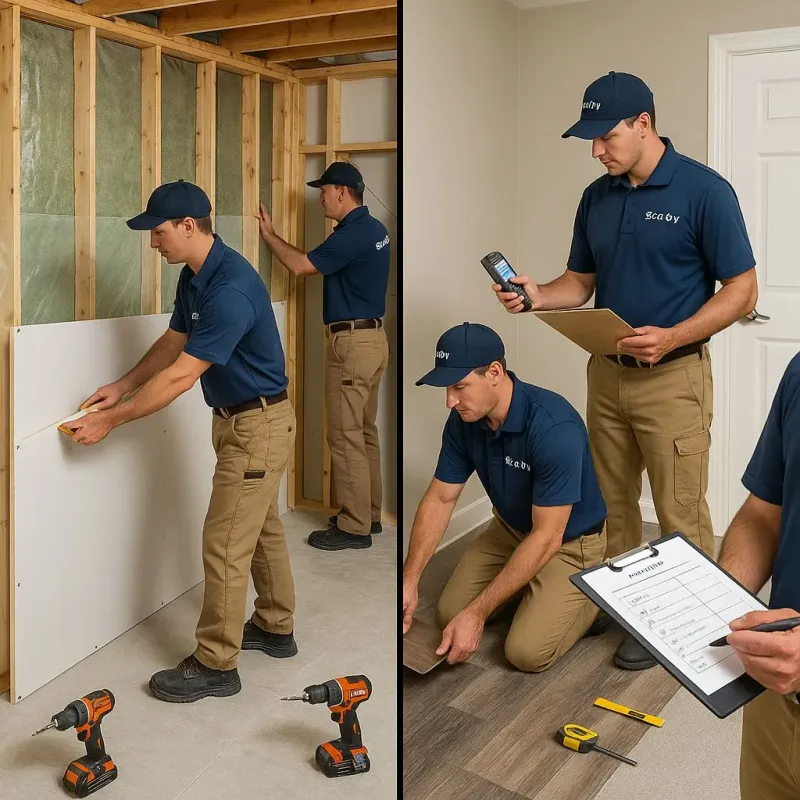 Repairs and Reconstruction process in New London, WI