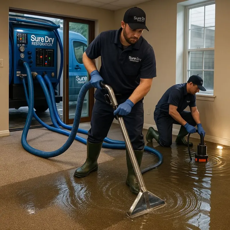 Water Extraction and Removal process in New London, WI